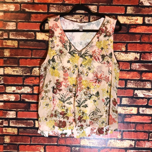 Roz & Ali Tops - 3/$15🌼XL Roz & Ali Tank Top Floral Blouse